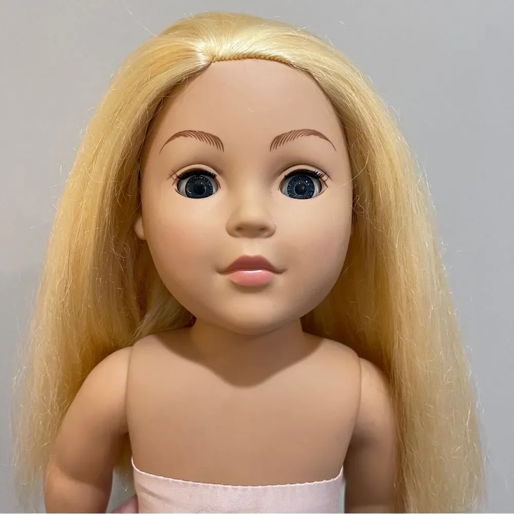 Madame Alexander Doll Company 18 in Blonde Hair Blue Eyes custom Made Dress 2009